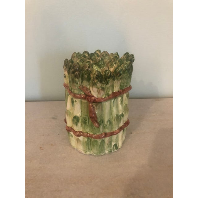 Vintage Majolica Italian Asparagus Container Chairish