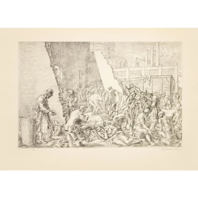 1939 After Reginald Marsh "The Jungle", First Edition Period Offset Lithograph For Sale - Image 10 of 10
