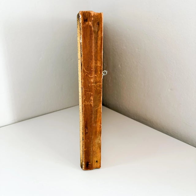 Weathered Signed French Harbor Painting: Vintage Port Scene in Gilt Frame, 1926 For Sale - Image 9 of 10