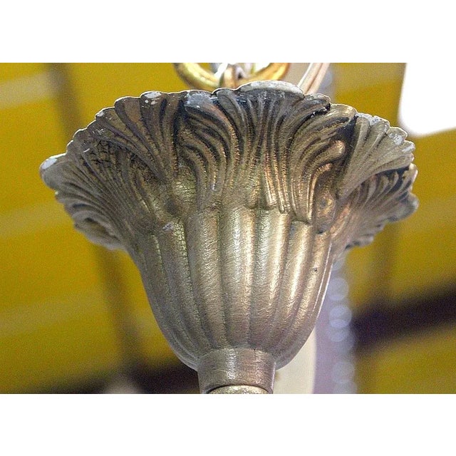 Gold Crystal Chandelier, 1950s For Sale - Image 8 of 18