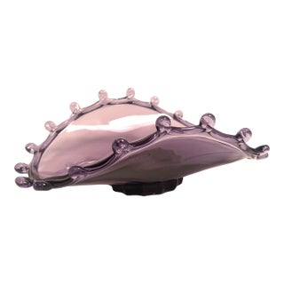 1950's Heisey Fluted Serving Dish Scalloped Edge Tableware For Sale