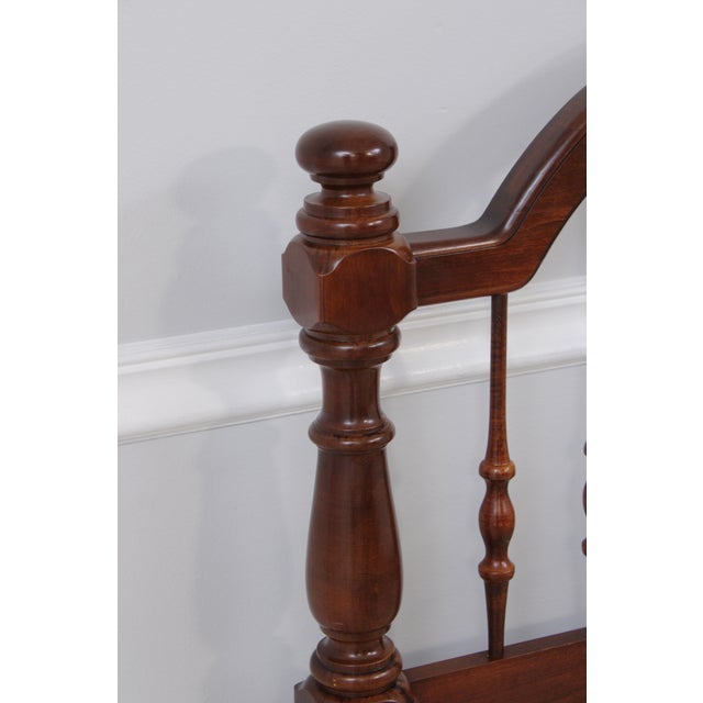 Cherry Queen or Full Size Spindle Bed For Sale - Image 11 of 15