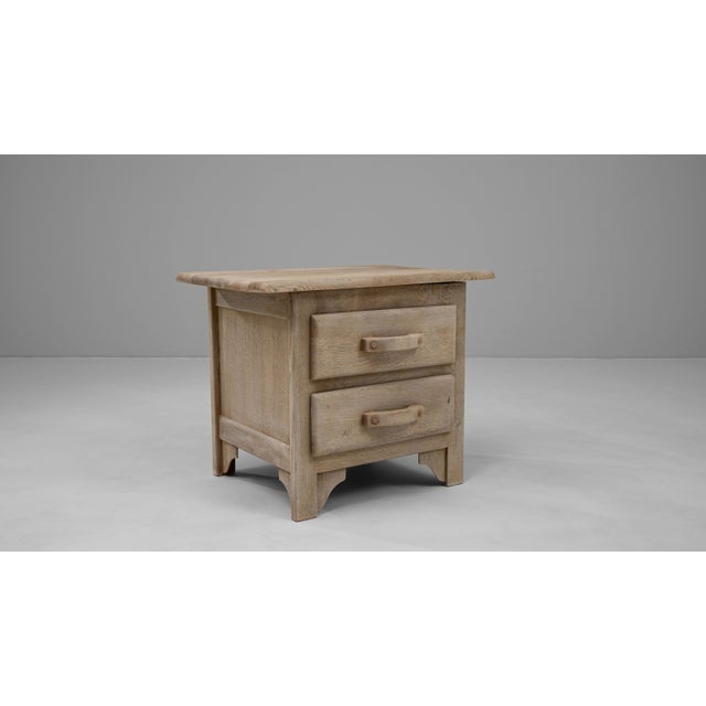 Wood Late 20th Century French Oak Chest Of Drawers For Sale - Image 7 of 18