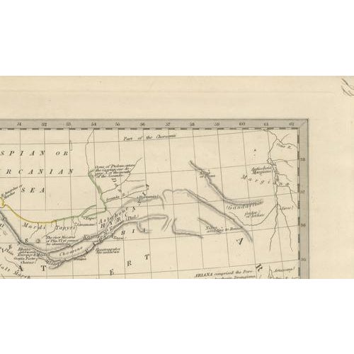 Early 19th Century Ancient Persian Empire Map, 1831 For Sale - Image 5 of 9