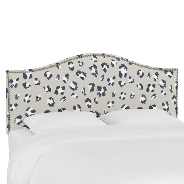 Ashland Headboard in Ivory Brush Cheetah, California King For Sale In Chicago - Image 6 of 6