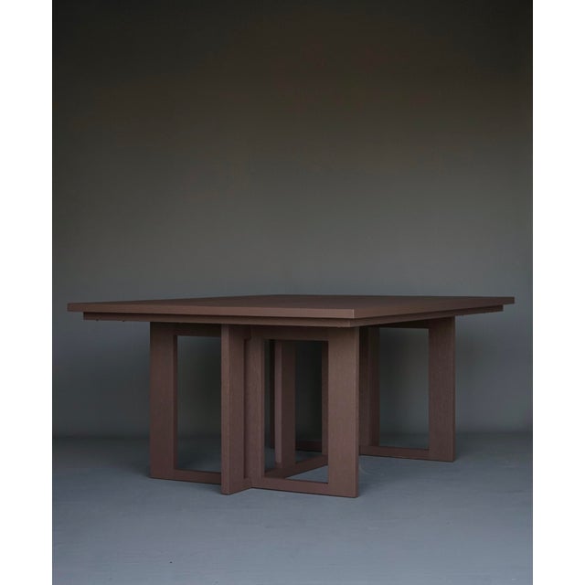 Bossche School Merbau Dining Table from Hans van der Laan & Harry van Hal, 1979 For Sale - Image 6 of 18