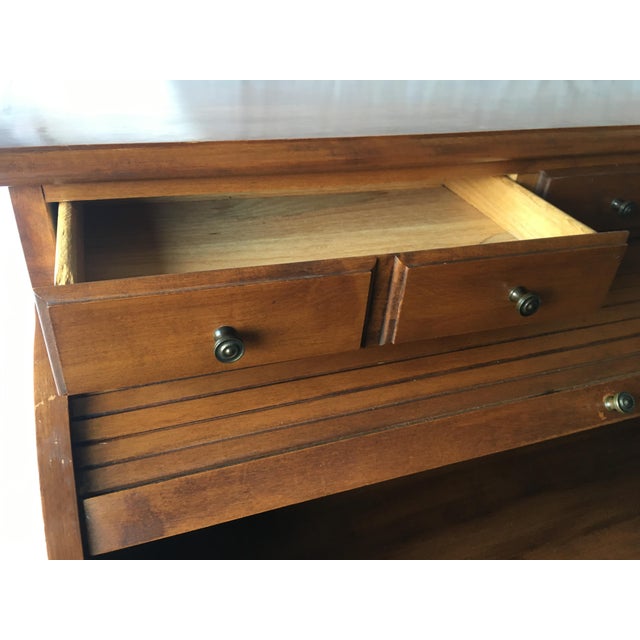 Early American Tell City Chair Company Roll Top Secretary Desk Chairish