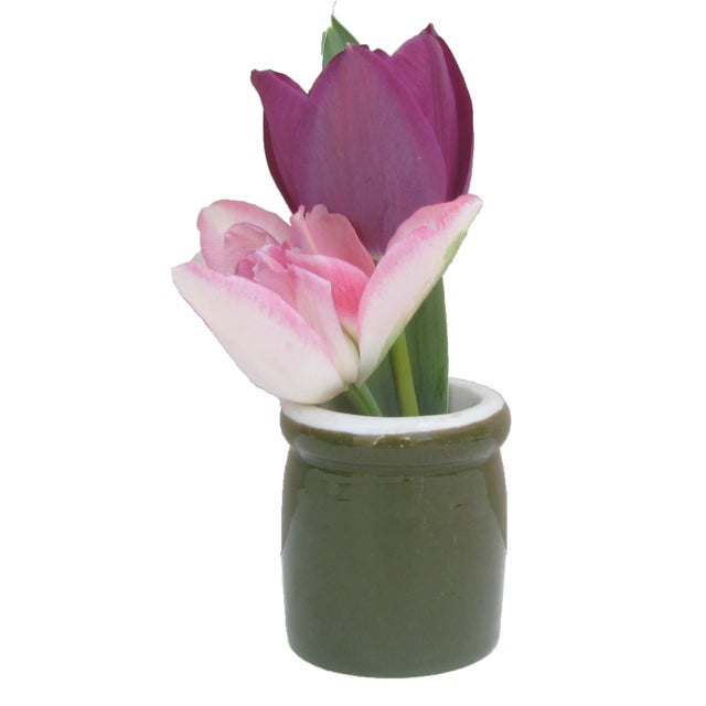 Collection of 6 Hall Pottery restaurant ware creamers. Perfect for place setting vases or individual condiments/sauces and...