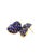 Bochic “Orient” Vintage Bubble Sapphire Earrings Set 18K Gold & Silver Natural Blue Sapphire from Sri Lanka 22.00 carats...