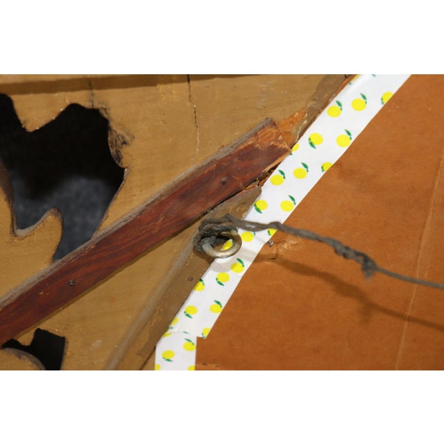 Mid 20th Century Vintage Italian Florentine Rococo Style Gilt Wood Carved Mirror For Sale - Image 5 of 6