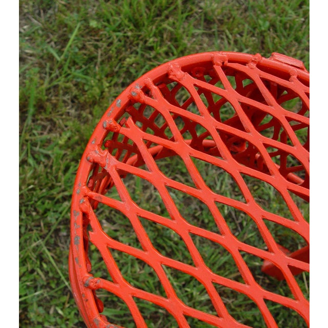 Industrial Metal Chain Guard Side Table Chairish