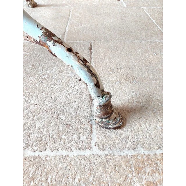 Antique Wrought Iron Garden Table, 1890s For Sale - Image 5 of 10