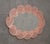 Pink Mid-Century Italian Oval Pink Murano Glass and Brass Wall Mirror, 2000s For Sale - Image 8 of 10
