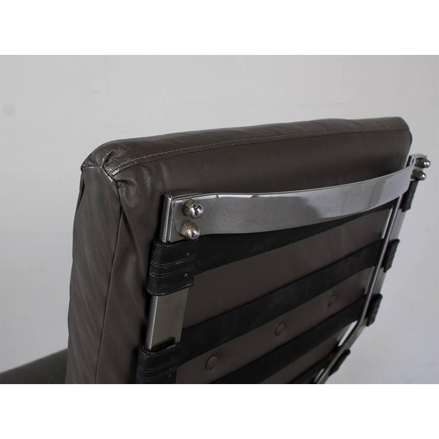 Animal Skin Leather Armchair from Cor, 1960s For Sale - Image 7 of 11