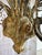 Monumental Italian Rococo Painted Wood & Wrought Iron 12-Light Chandelier For Sale - Image 9 of 14