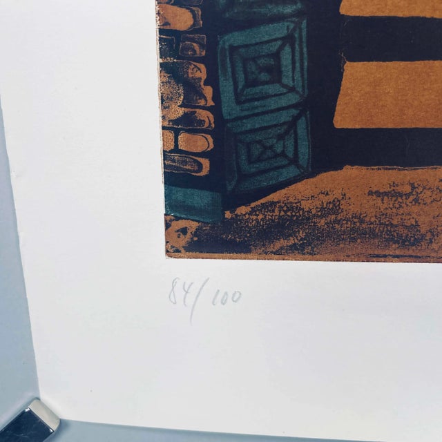 1960s 1960s Abstract Figurative Artist's Proof Signed and Numbered Print For Sale - Image 5 of 13