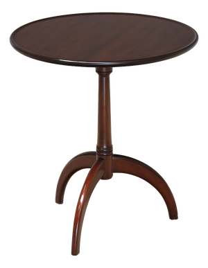 3-Legged Side Table in Mahogany by Frits Henningsen, Denmark, 1940s