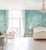 Vining Beauty Mural is a masterful blend of botanical patterns and whimsical design, featuring stunning vining foliage in...