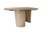 Postmodern Vintage Springer Style Postmodern Cream Lacquer Dining Table With Two 18" Leaves For Sale - Image 3 of 13
