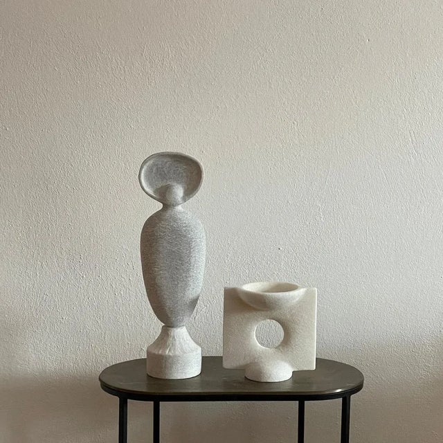 Not Yet Made - Made To Order Small Woman Hand Carved Marble Sculpture by Tom Von Kaenel For Sale - Image 5 of 6