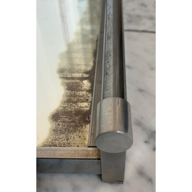 1930s Modern Chromed Tray by Jacques Adnet, 1930s For Sale - Image 5 of 14