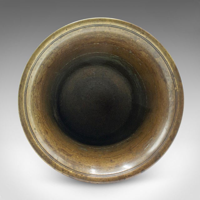 Metal 1800's Antique Mortar and Pestle Duo For Sale - Image 7 of 9