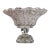 Mid-Century Modern Round Crystal Pedastal Bowl For Sale