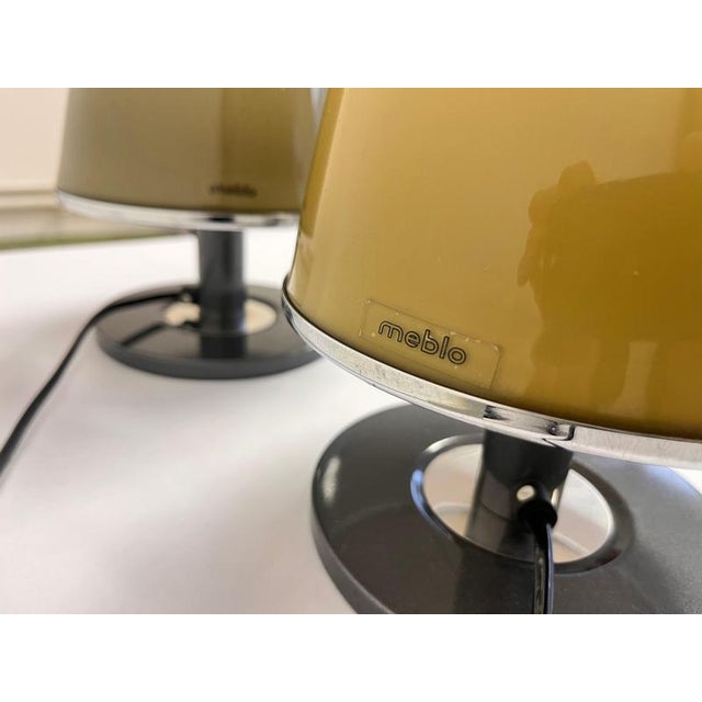 1970s Mid-Century Modern Table Lamps by Franco Bresciani, 1970s, Set of 2 For Sale - Image 5 of 9