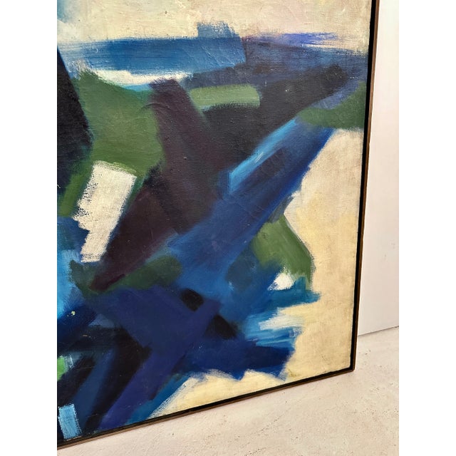 1960s Abstract Oil on Canvas, C 1960s For Sale - Image 5 of 8
