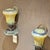 Great pair of artfully designed sconces with expertly detailed glass shades attributed to Loetz. Max Height 10.5” Max...