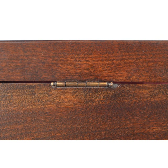 Mid 20th Century Wood & Glass Display Case With Floral Interior For Sale - Image 13 of 14