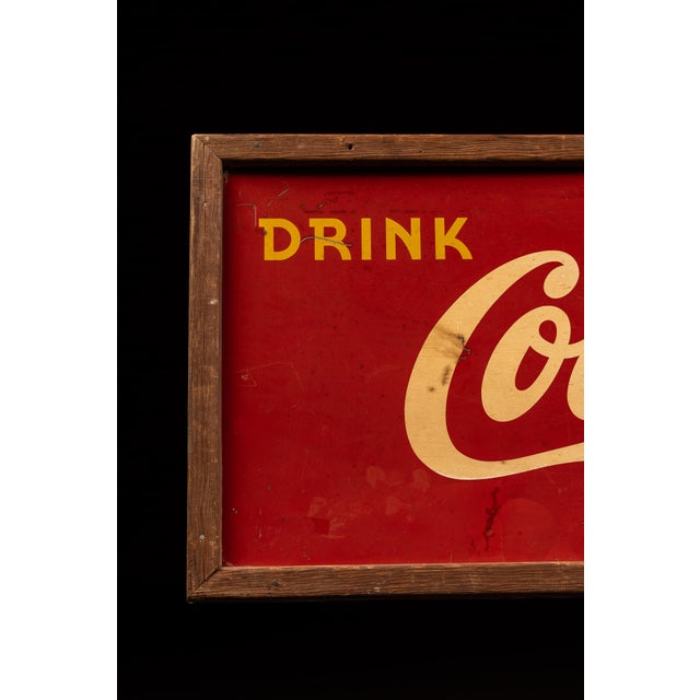 c. 1940s; mfd. by Robertson-Dualife, Inc. for The Coca-Cola Company - Atlanta, GA Large horizontal Coca-Cola advertising...