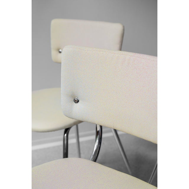 Vintage Italian Chrome Dining Chairs, 1970s, Set of 4 For Sale - Image 10 of 11