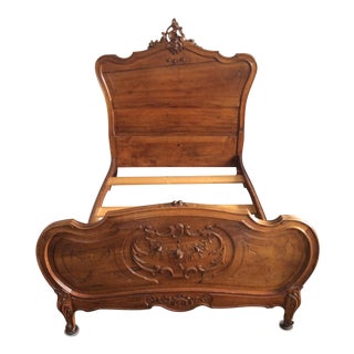Antique Louis XV Full Size Bed For Sale