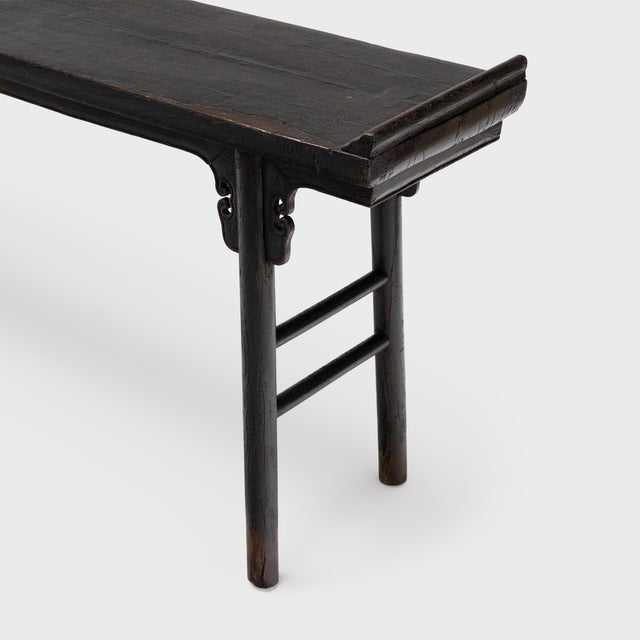 Late 18th Century Chinese Crackled Double Ear Altar Table, C. 1775 For Sale - Image 5 of 5