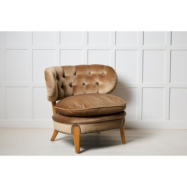 Wood 20th Century Scandinavian Modern Boet Lounge Chair by Otto Schulz, 1890s For Sale - Image 7 of 9