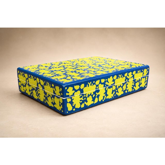 Blue Olinala Sculptured Jewlery Box, Taller Maya, Mexico, 2024 For Sale - Image 8 of 13