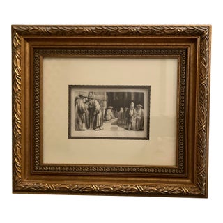 1900s Armand Durand "After Rembrandt" Synagogue Etching For Sale