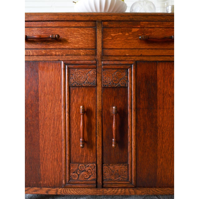 1920s -30's Art Deco Sideboard, Credenza, Drinks Cabinet For Sale - Image 13 of 17