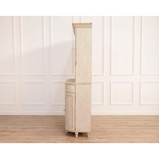 Off-white 19th Century Swedish Cabinet For Sale - Image 8 of 10