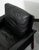 Black Mid Century Danish Modern Lounge Chair Set Leather Attributed to Hans Olsen Black Cs Glostrup For Sale - Image 8 of 12
