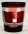 Festive Sur La Table Cranberry Handcut Glass Glassware Tumblers - Set of 4 For Sale In Washington DC - Image 6 of 7