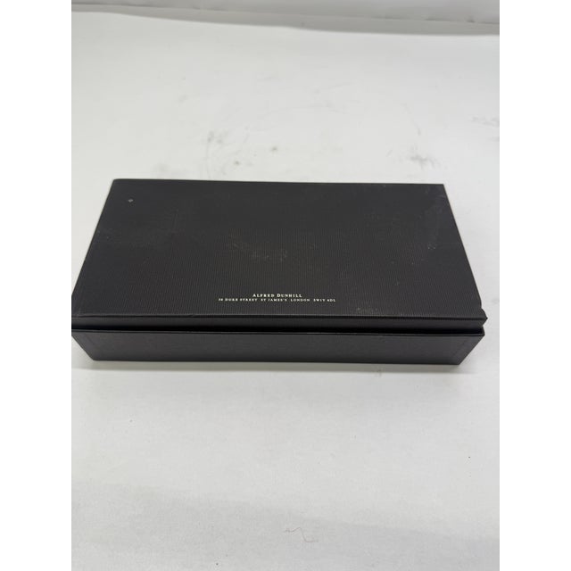 Modern Alfred Dunhill Cut Crystal Oval Ashtray With Original Box For Sale - Image 3 of 7