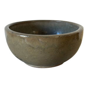 Antique Large Pottery Bowl in Stunning Glaze
