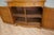 Brown Vintage Georgian Style Glazed Oak Bookcase, 1930s For Sale - Image 8 of 11