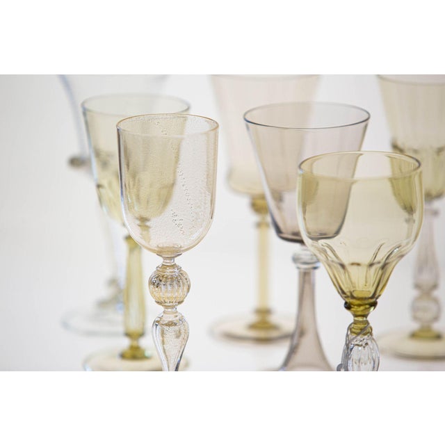 Glasses by Cenedese, Set of 8 For Sale - Image 13 of 18