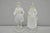 Vintage Italian Murano Latticino & Gold Leaf Art Glass Male & Female Figure - a Pair. Circa Mid 20th Century....