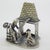 Vintage Italian Silver Hunter with Dog Fireplace Miniature Figurine, 1970s For Sale - Image 3 of 14