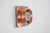 1920s New York City Subway Brass Flush Mount Light For Sale - Image 4 of 8
