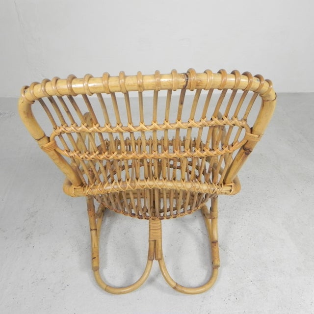Bamboo Armchair by Tita Agnoli, 1960s For Sale - Image 6 of 18